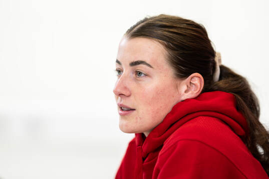 Angharad James of the Welsh women's national football team
