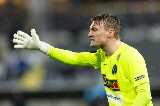 Landskronas målvakt Svante Hildeman
