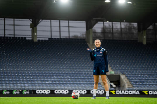 Sophie Román Haug of the Norwegian women's national