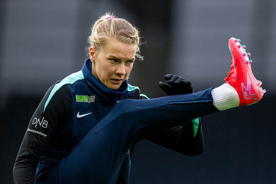Ada Hegerberg of the Norwegian women's national football