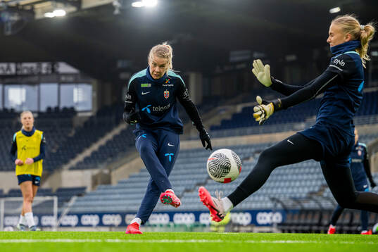 Ada Hegerberg of the Norwegian women's national football