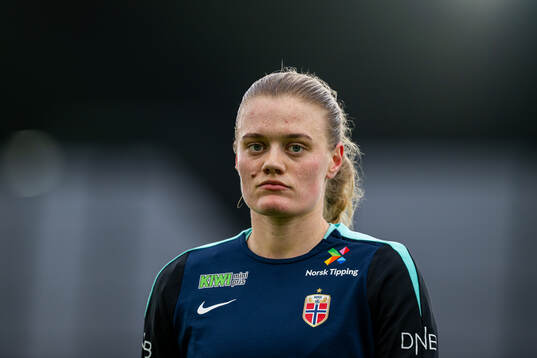 Mathilde Harviken of the Norwegian women's national