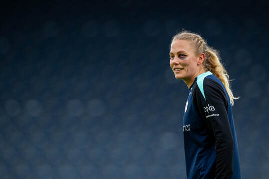 Guro Bergsvand of the Norwegian women's national football
