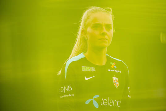 Emilie Woldvik of the Norwegian women's national football