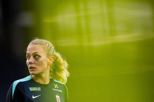 Guro Bergsvand of the Norwegian women's national football
