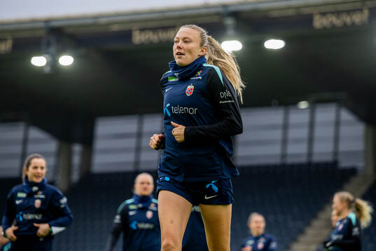 Synne Sofie Kinden Jensen of the Norwegian women's national