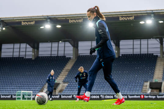 Caroline Graham Hansen of the Norwegian women's national