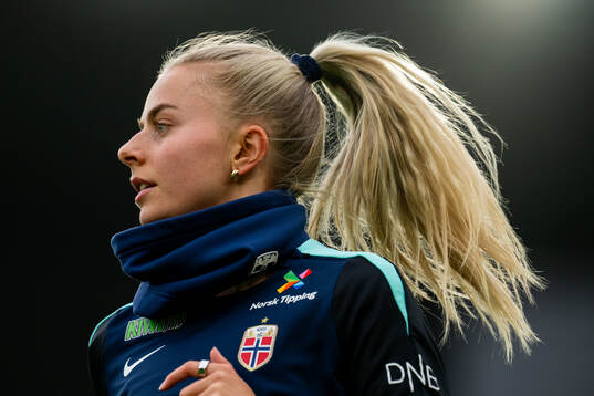Emilie Woldvik of the Norwegian women's national football