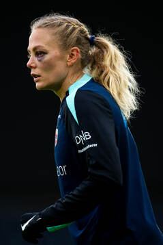 Guro Bergsvand of the Norwegian women's national football