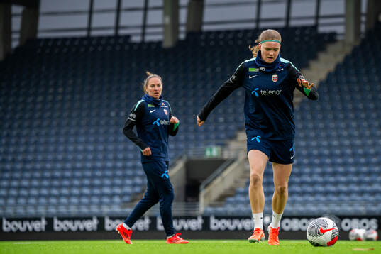 Signe Gaupset of the Norwegian women's national football