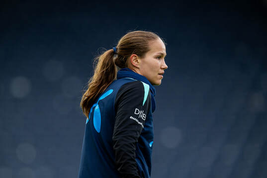 Guro Reiten of the Norwegian women's national football team