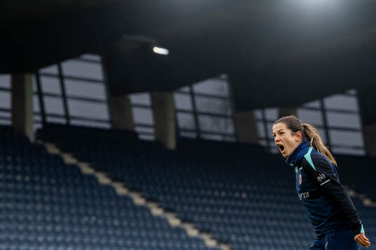 Tuva Hansen of the Norwegian women's national football team
