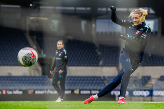 Ada Hegerberg of the Norwegian women's national football