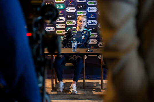 Ada Hegerberg of the Norwegian women's national football