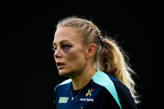 Guro Bergsvand of the Norwegian women's national football