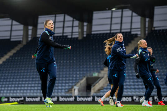 Maren Mjelde of the Norwegian women's national football team