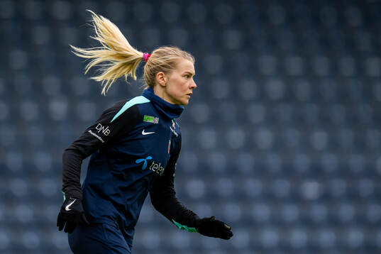 Ada Hegerberg of the Norwegian women's national football