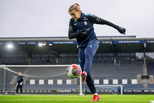 Ada Hegerberg of the Norwegian women's national football