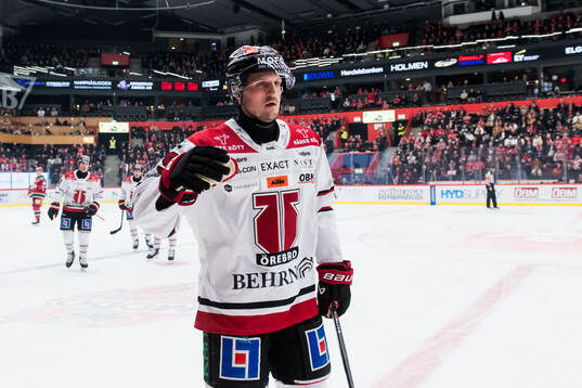 Örebros Patrik Karlkvist jublar