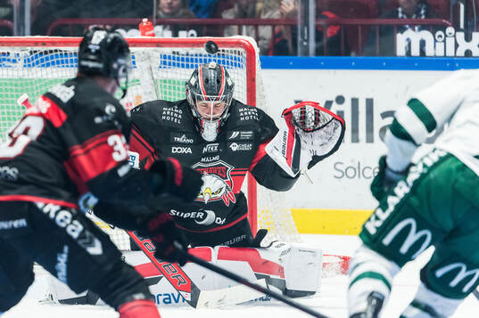 Malmö Redhawks målvakt Marek Langhamer