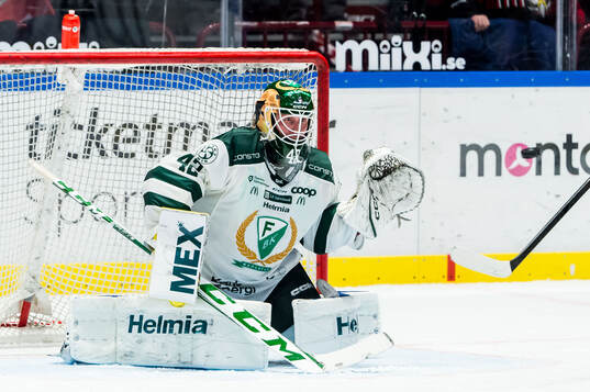 Färjestads målvakt Anders Lindbäck
