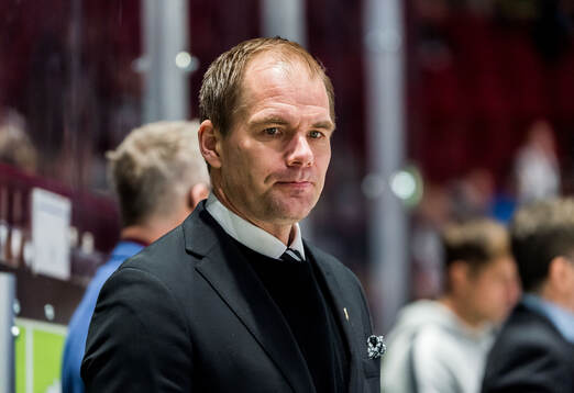 Färjestads tränare Thomas Mitell