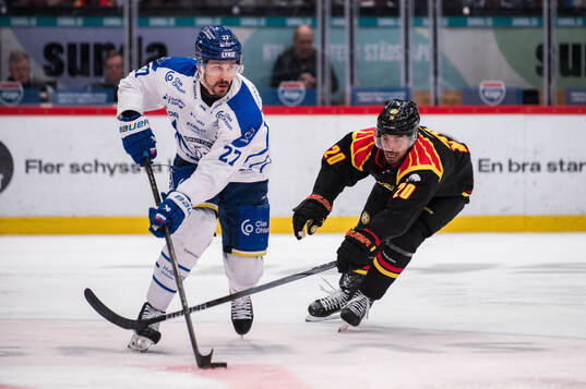 Leksands Marek Hrivik och Brynäs Tyler Vesel