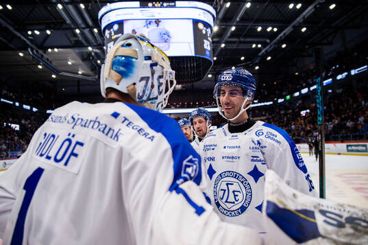 Leksands Marcus Karlström jublar