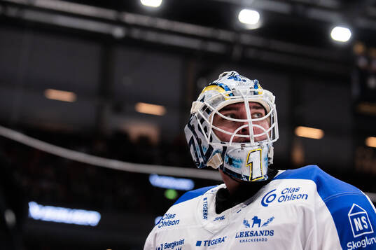 Leksands målvakt Marcus Gidlöf