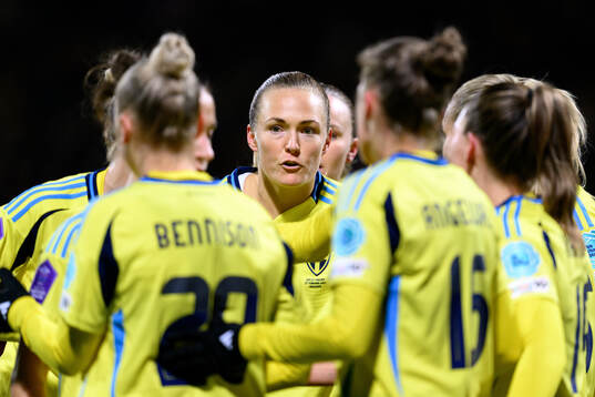 Magdalena Eriksson of Sweden celebrates