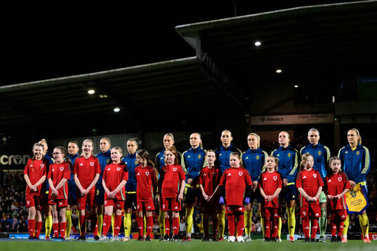 Players of Sweden at lineup