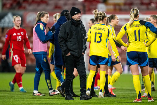 Head coach Peter Gerhardsson of Sweden