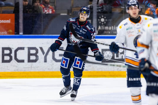 Linköpings Elliot Ekmark deppar