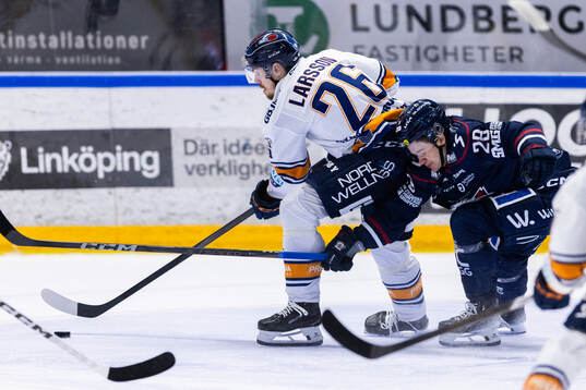 Växjös Hugo Gustafsson och Linköpings Olle Strandell
