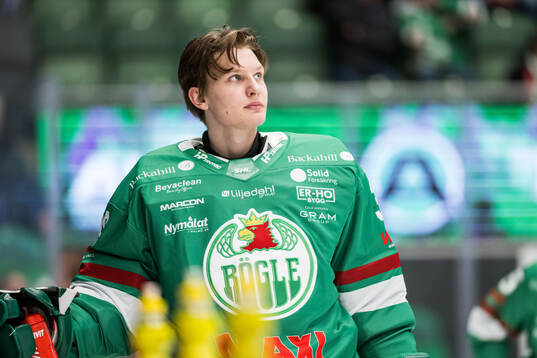 Rögles målvakt Axel Nyman