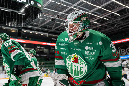 Rögles målvakt Axel Nyman