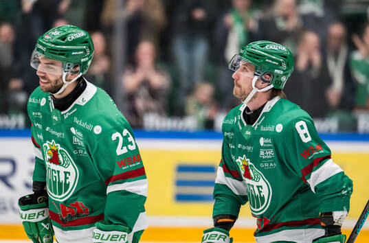 Rögles Josh Dickinson och Linus Sandin