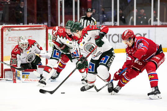 Frölundas Tom Nilsson och Timrås Oliver Kapanen