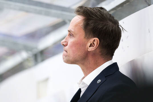 Frölundas tränare Roger Rönnberg deppar