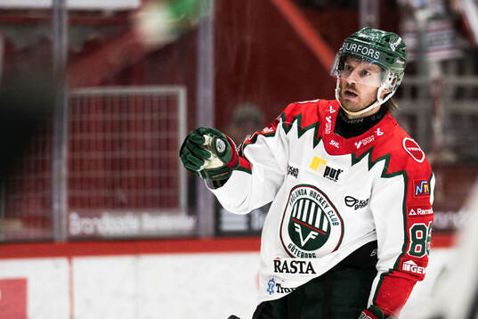 Frölundas Erik Thorell jublar