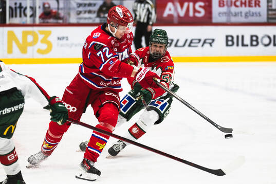 Timrås Erik Walli Walterholm och Frölundas Ivar Stenberg