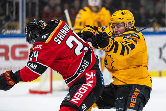 Luleås Brendan Shinnimin och Skellefteås Pär Lindholm