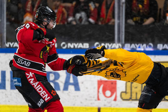 Luleås Pontus Själin och Skellefteås Anton Heikkinen