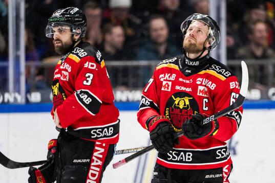 Luleås Frederic Allard och Linus Omark deppar