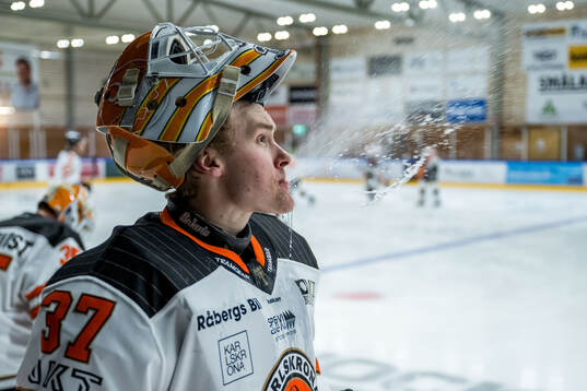 Karlskronas målvakt Fabian Arwidson