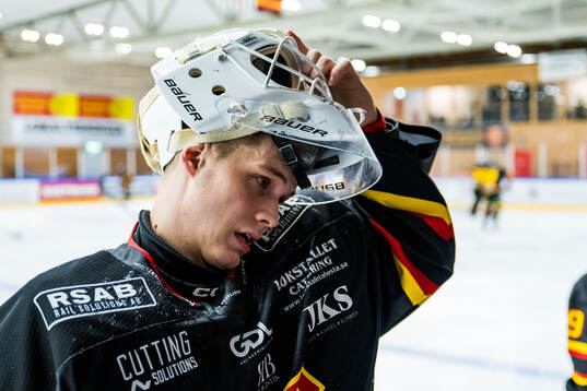 Alvesta SKs målvakt Algot Persson