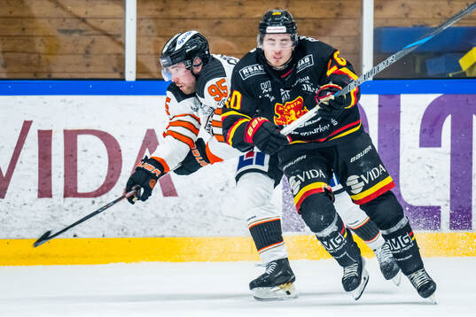 Bläddra bland fler bilder av Ishockey, Kval till Hockeyallsvenskan, Match 1, Alvesta SK - Karlskrona