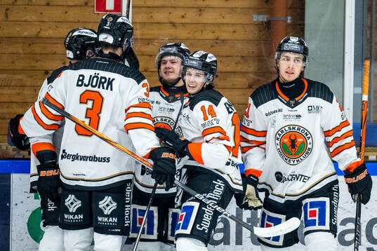 Karlskronas Liam Engström jublar
