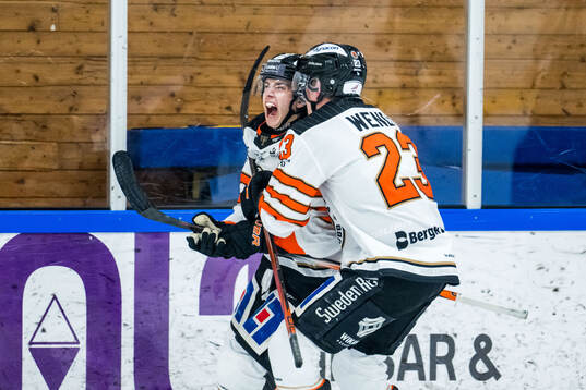 Karlskronas Liam Engström jublar