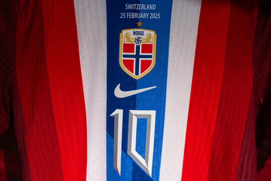 The kit of Caroline Graham Hansen of Norway in the dressing